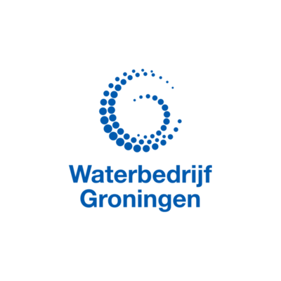 Blue logo Waterbedrijf Groningen